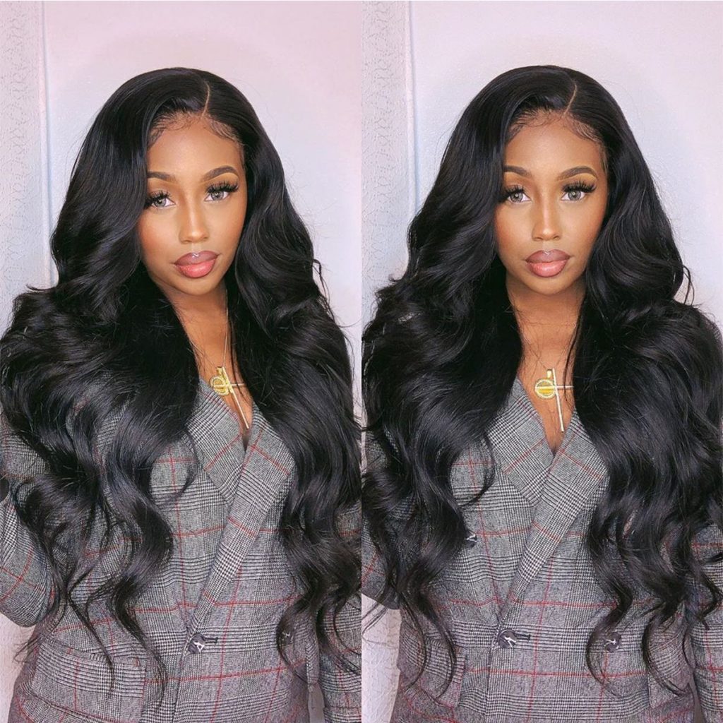 High Density Body Wave Human Hair HD Lace Front Wigs Full Look Tinashehair