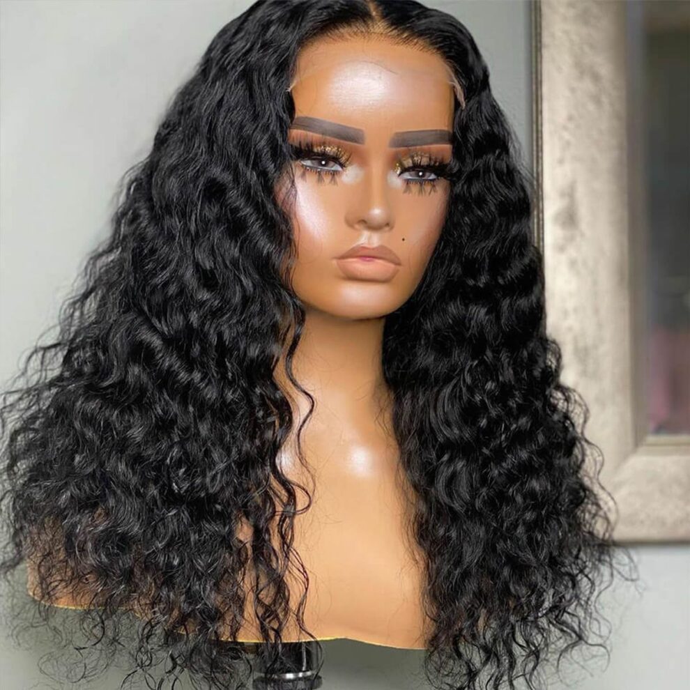 5x5 HD Closure Wigs High Quality Water Wave 6x6 Lace Closure Wig