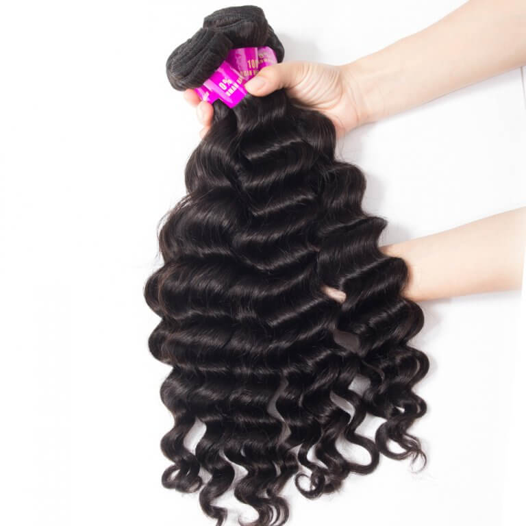 Loose Deep Wave Brazilian Hair Weave Bundles With Closure Tinashehair