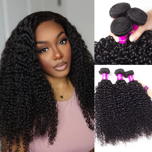 Tinashe hair curly 3 bundles
