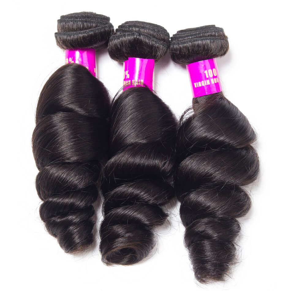 Mink Hair Malaysian Loose Wave 3 Bundles of Hair Deals Tinashe MalaysianVirgin Hair Loose Curly Human Hair Bundles