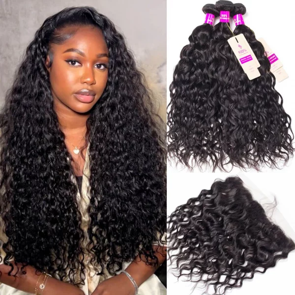 Tinashe hair water wave with frontal (2)