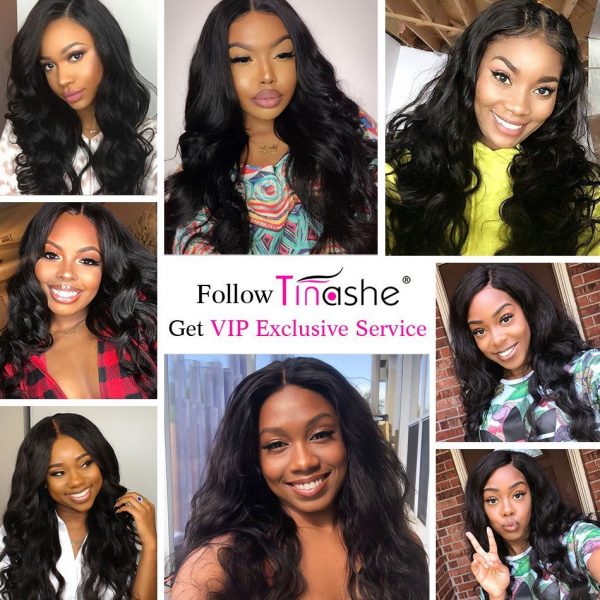 Brazilian Body Wave Hair Bundles With Frontal Tinashehair