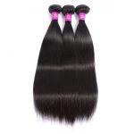 Tinashe Hair Brazilian Straight Human Hair Bundles With Closure Mink