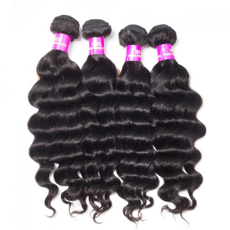 Virgin Hair 4 Bundles With Frontal Loose Deep Wave | Tinashehair