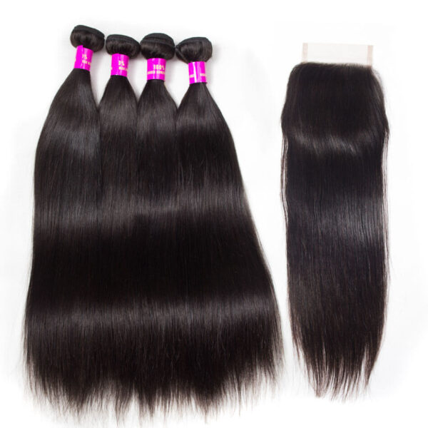 tinashe hair virgin straight hair bundles with closure