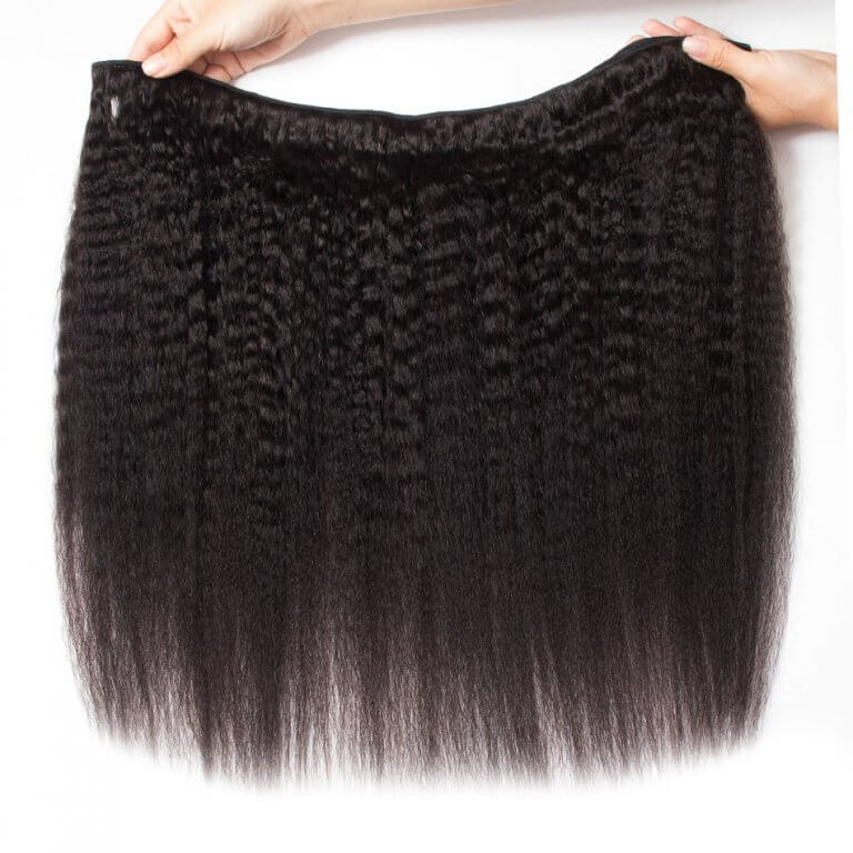 Kinky Straight Hair Brazilian Virgin Hair 3 Bundles | Tinashehair