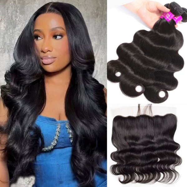 Tinashe hair body wave with HD frontal