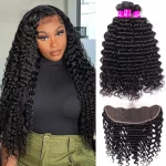 Tinashe hair deep wave with HD frontal
