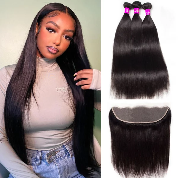 Tinashe hair straight with HD frontal