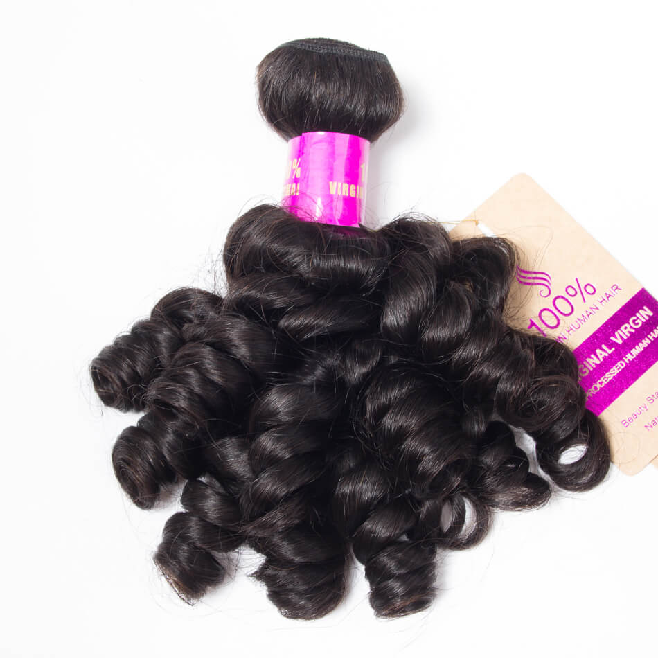 Tinashe Peruvian Virgin Hair Bouncy Curly Weave 4 Bundles 100% Unprocessed Remy Human Hair Funmi Hair Curls
