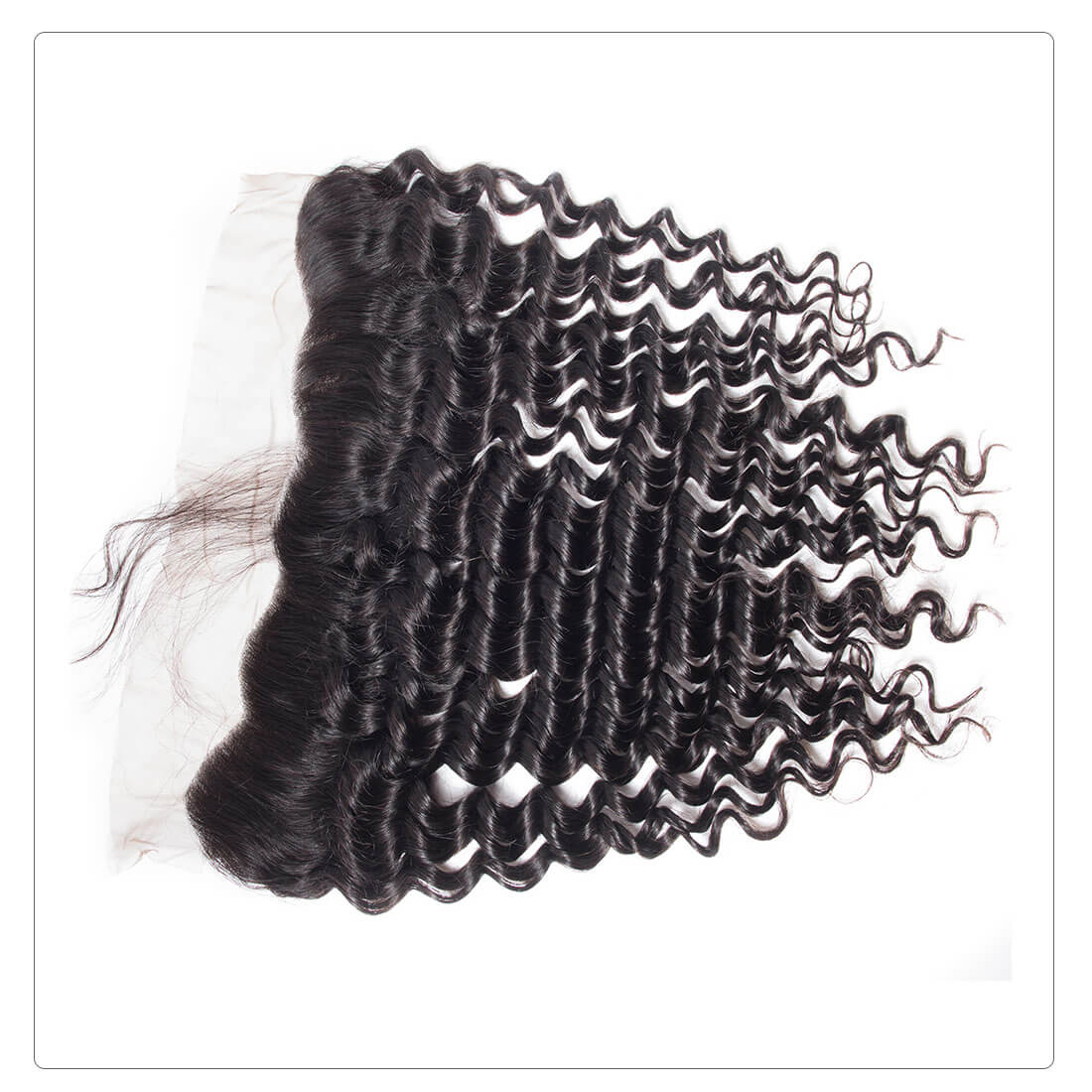 deep wave lace frontal hair extension
