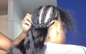 Here Is a Method That is Helping Half Up-Half Down Sew-In Hair Weave