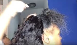 Here Is a Method That is Helping Half Up-Half Down Sew-In Hair