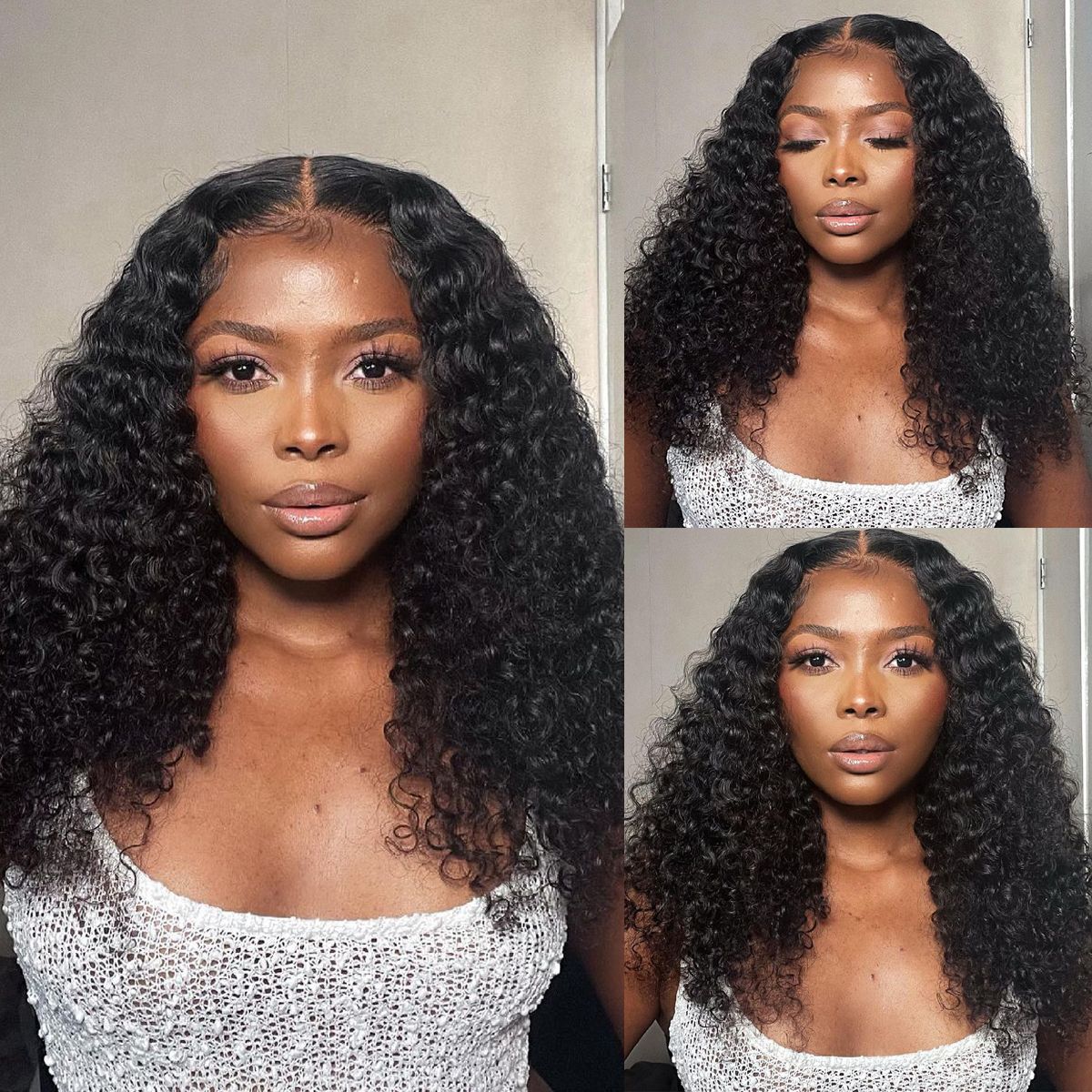 Curly-6x6-lace-closure-wig