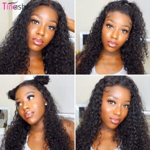 Curly lace front wig share