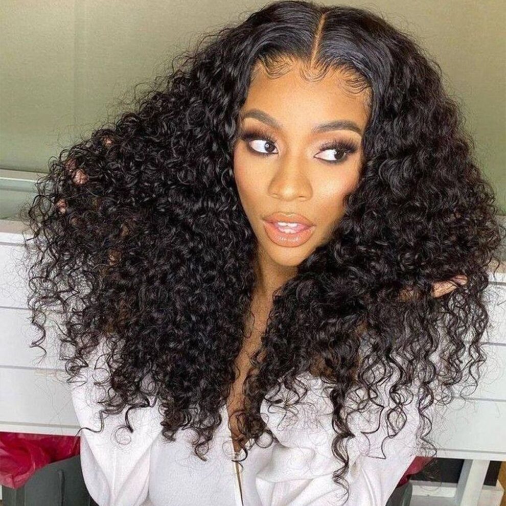 Deep Wave Human Hair Hd Lace Front Wigs 250 High Density Tinashehair 