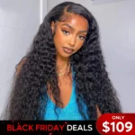 Flash sale water wave HD lace wig