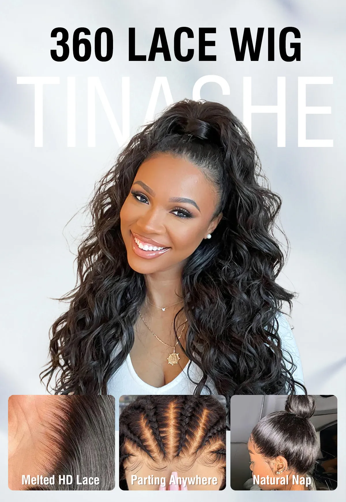 Tinashe hair 360 lace wig details 1
