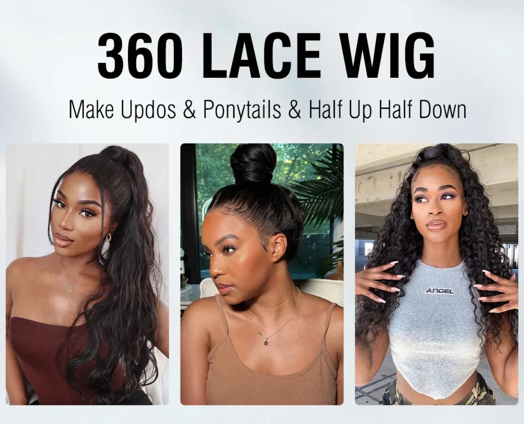 Tinashe hair 360 lace wig details 2