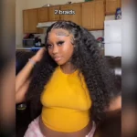 Tinashe hair deep wave 360 lace wig 1