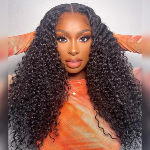 180% Density 6x6 Pre Plucked Curly Weave Lace Front Wigs | Tinashehair