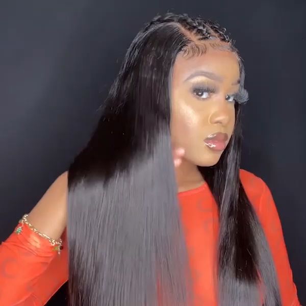 Tinashe hair straight 360 lace wig