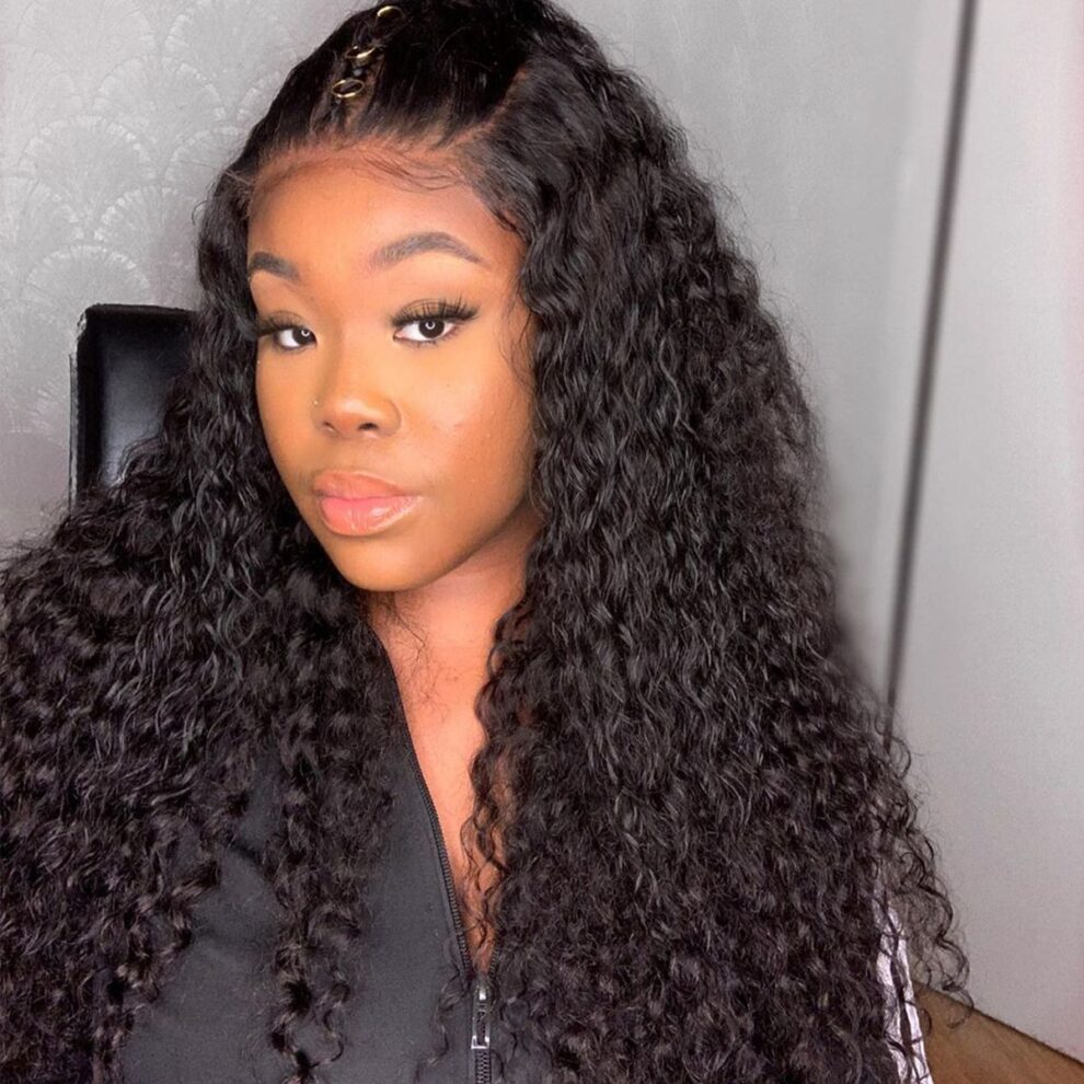 360 Lace Frontal Wigs Curly Human Hair Wigs | Tinashehair