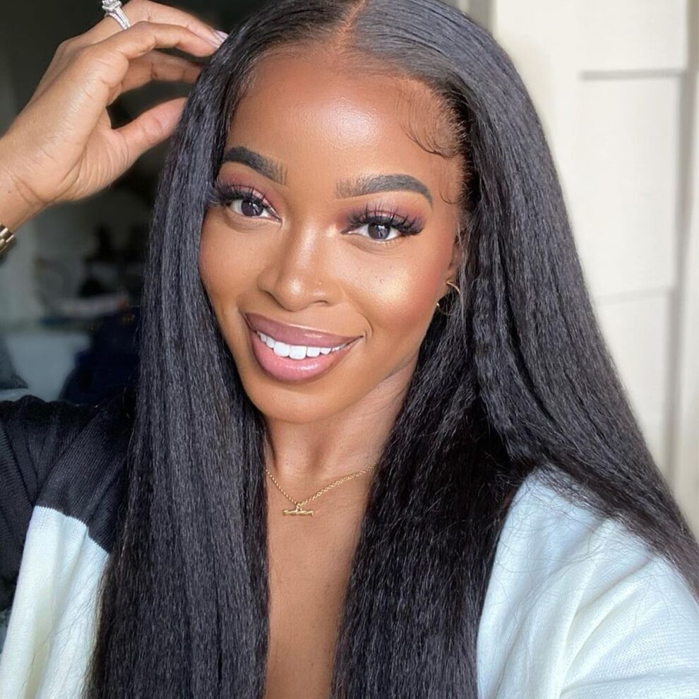 200% Density Lace Front Wigs Kinky Straight Human Hair Sale | Tinashehair