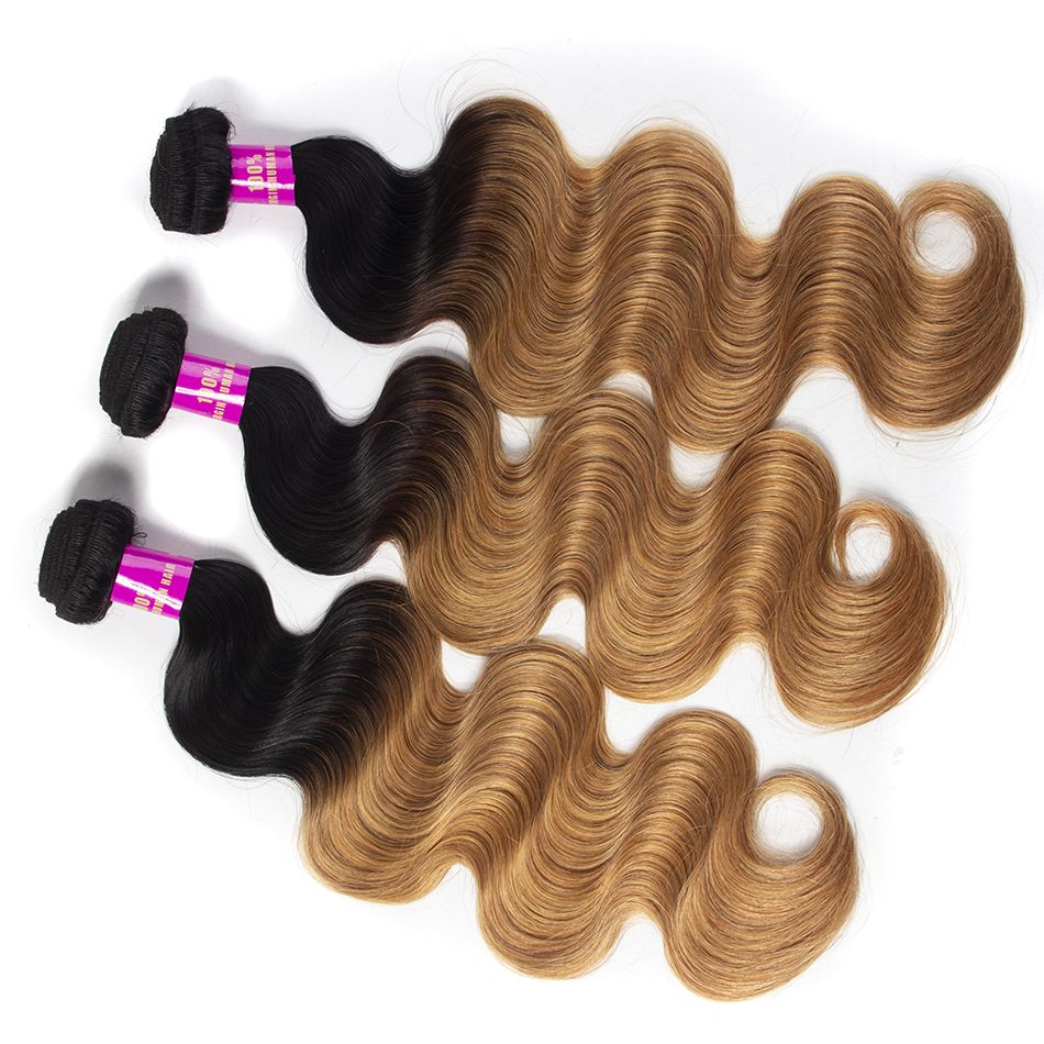 Tinashe hair 1b 27 ombre gloden blonde hair body wave bundles