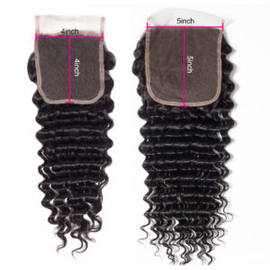Tinashe hair deep wave 5x5 lace closure