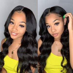 Body wave full lace wig