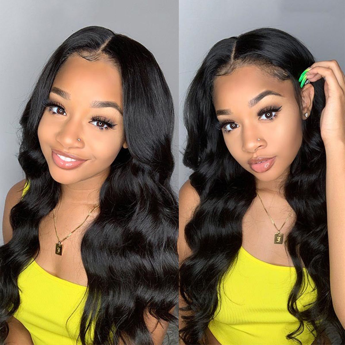Body wave full lace wig