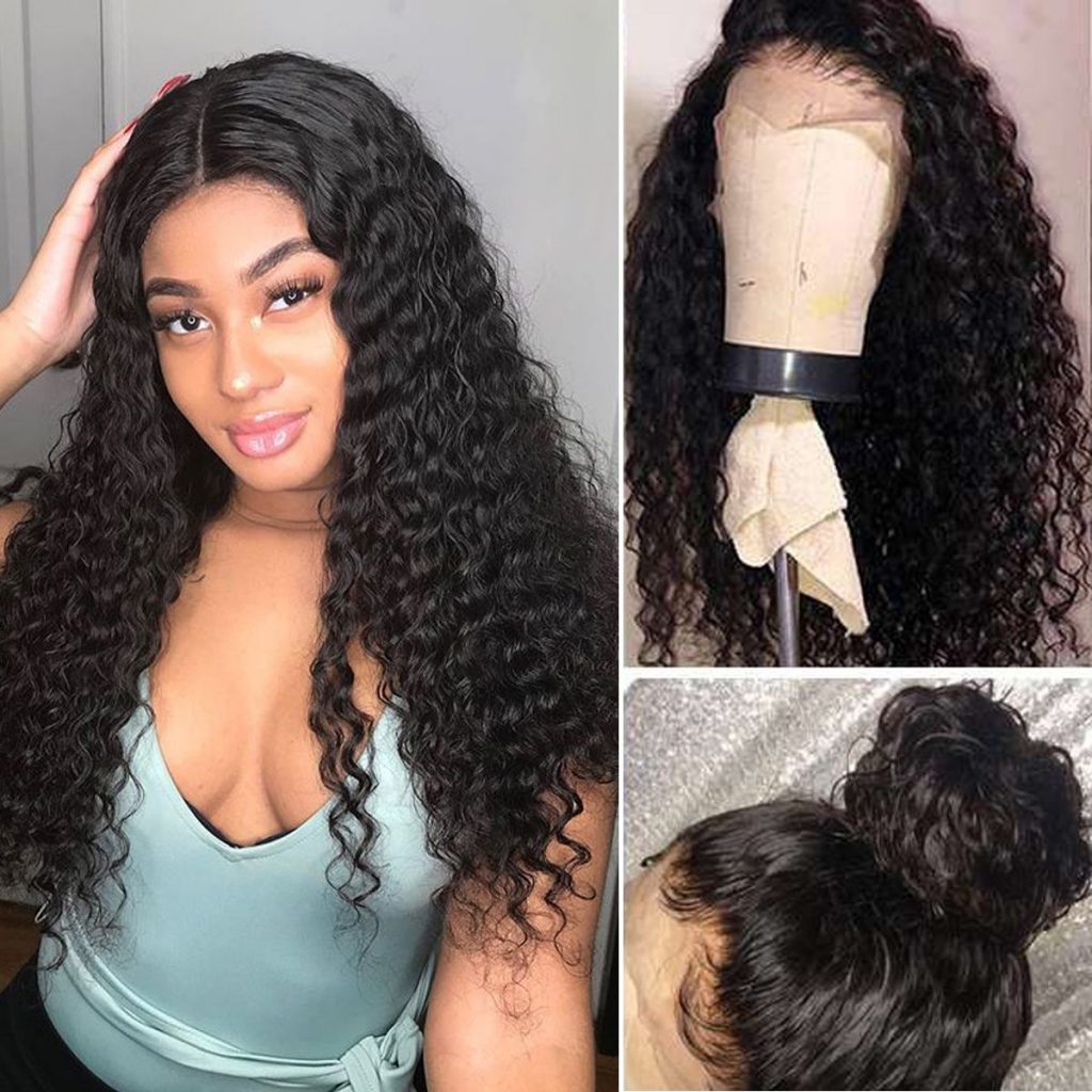 Deep wave full lace wigs