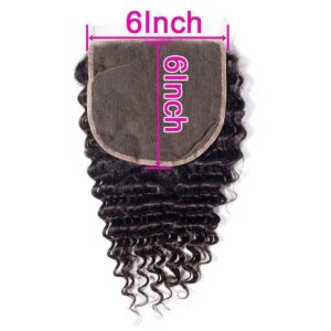 Tinashe hair 6x6 lace closure deep wave
