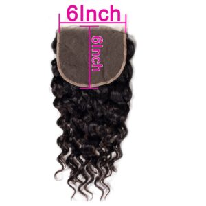 Tinashe hair 6x6 lace closure water wave