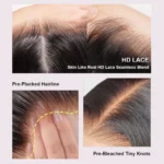 Tinashe hair HD lace wig in detail