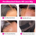 Tinashe hair bleached knots HD lace wig details