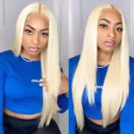 Tinashe hair blonde straight lace wig (2)