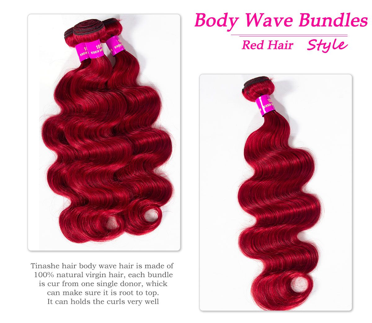 red body wave bundles