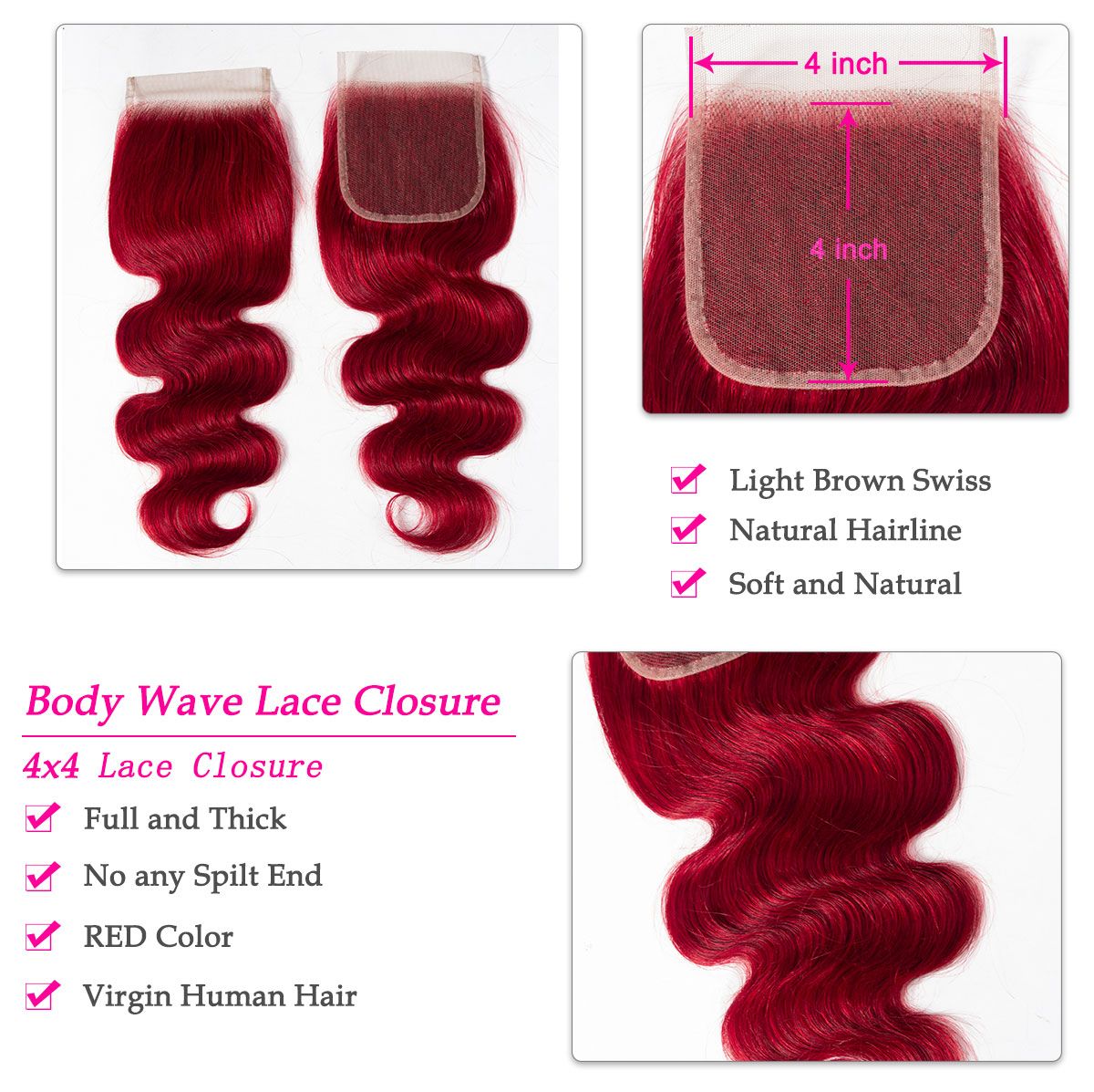 red body wave closure