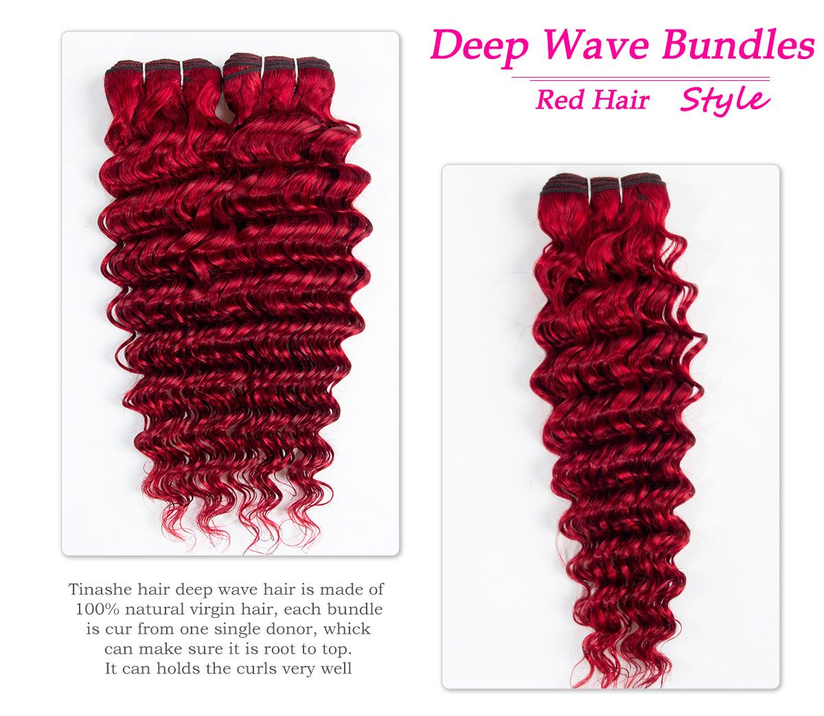 red deep wave bundles