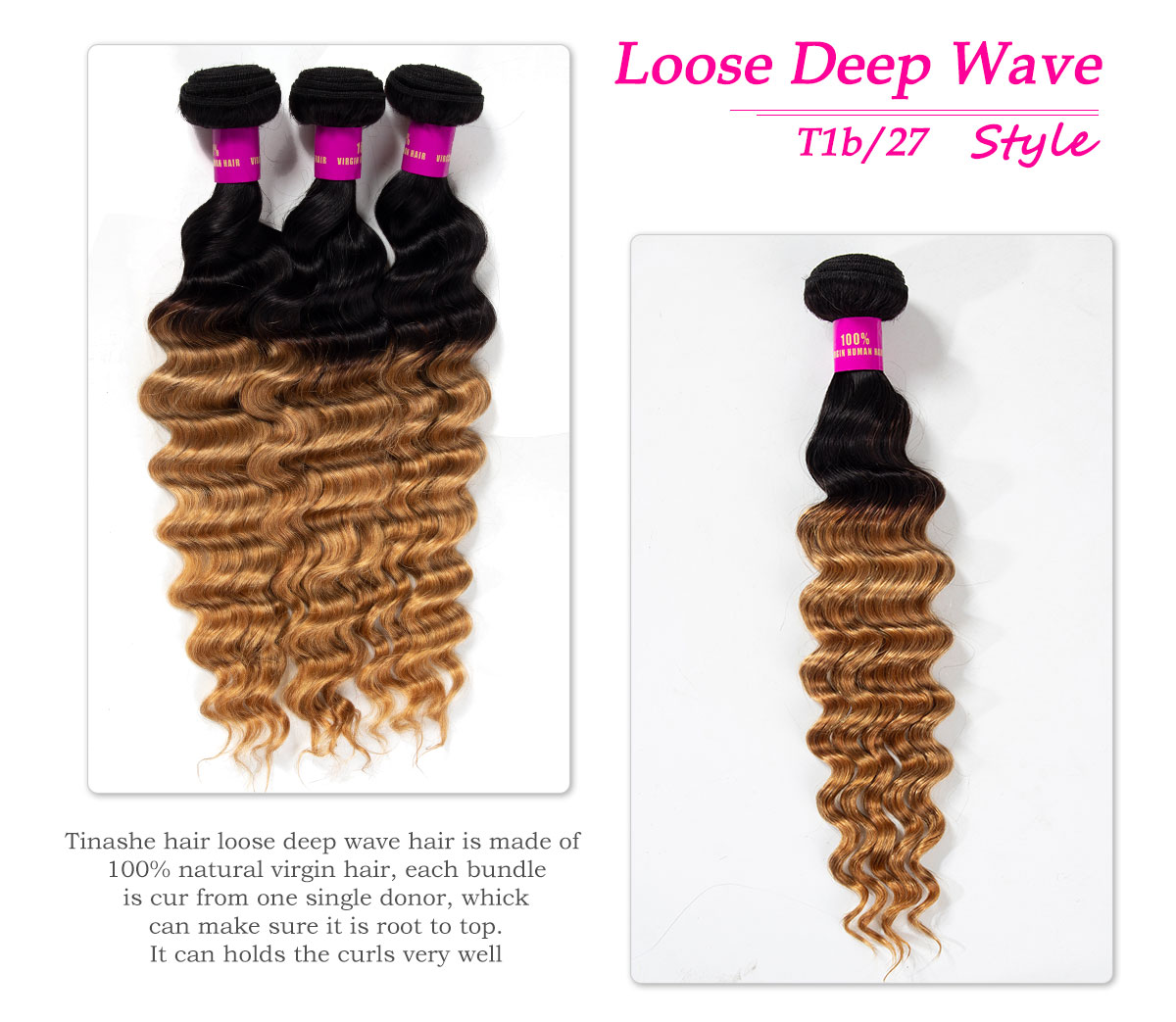 tinashe hair 1b 27 loose deep bundles