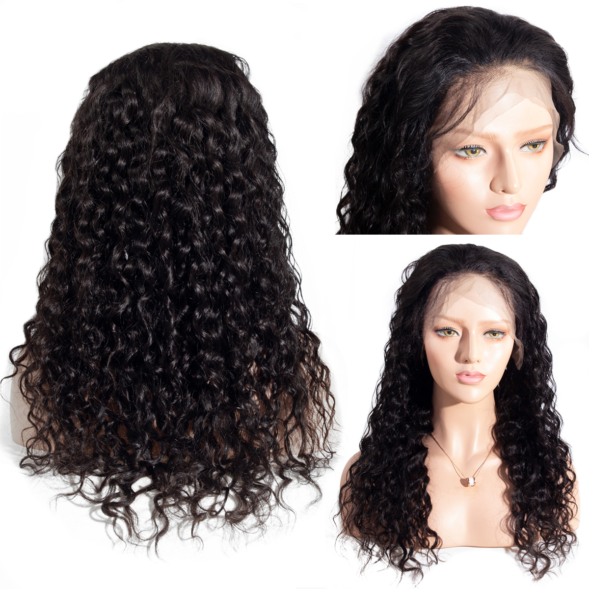 water wave transparent lace wig