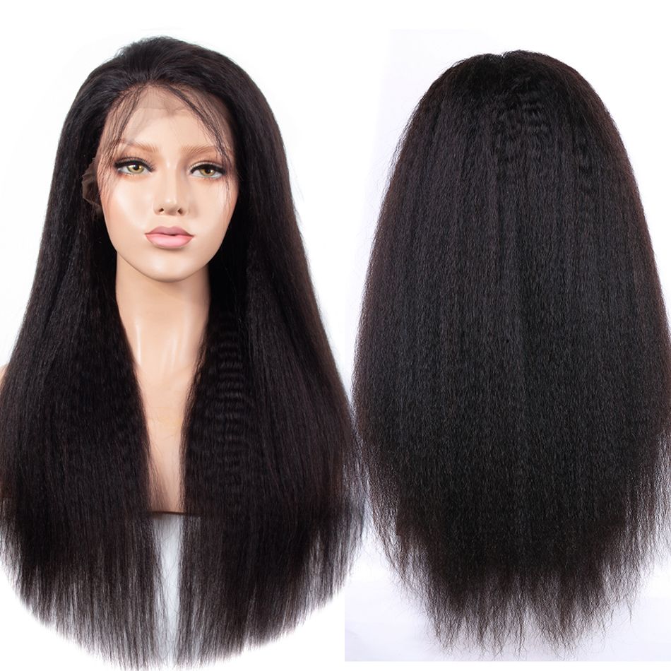 Kinky Straight lace front wig