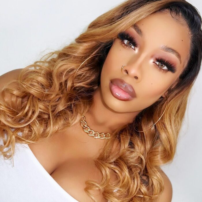 Ombre B Honey Blonde Color Body Wave X Lace Front Wigs