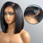 Tinashe hair 4c edges kinky straight bob wig (2)