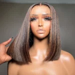 Tinashe hair glueless highlight bob wig (1)