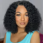 Tinashe hair glueless kinky curly bob wig (1)