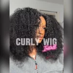 Tinashe hair glueless kinky curly wig
